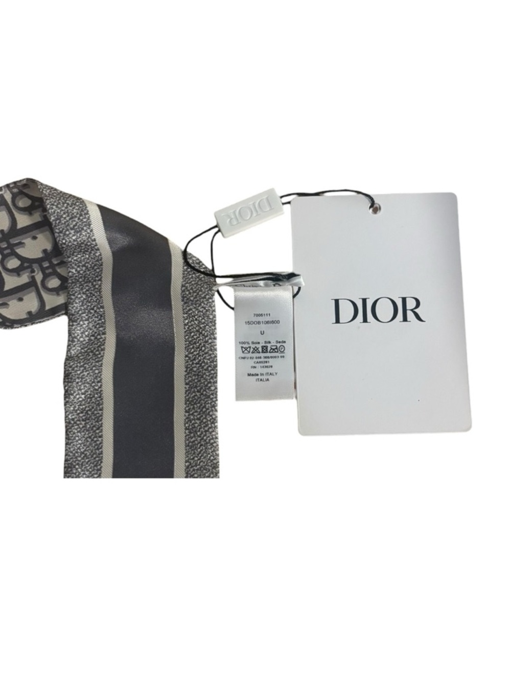 Dior Oblique Mitzvah Silk Scarf - Picture 4 of 5